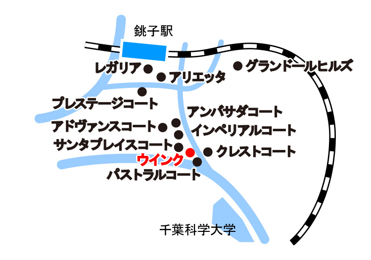 いい大家アパート周辺概略地図